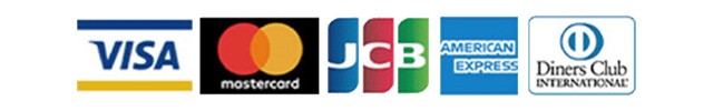 VISA MASTERCARD JCB AMERICAN EXPRESS Diners Club