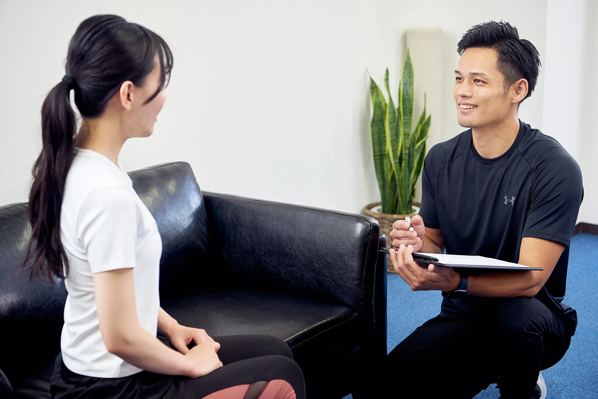 パーソナルジムLINKUS秋葉原店でカウンセリング